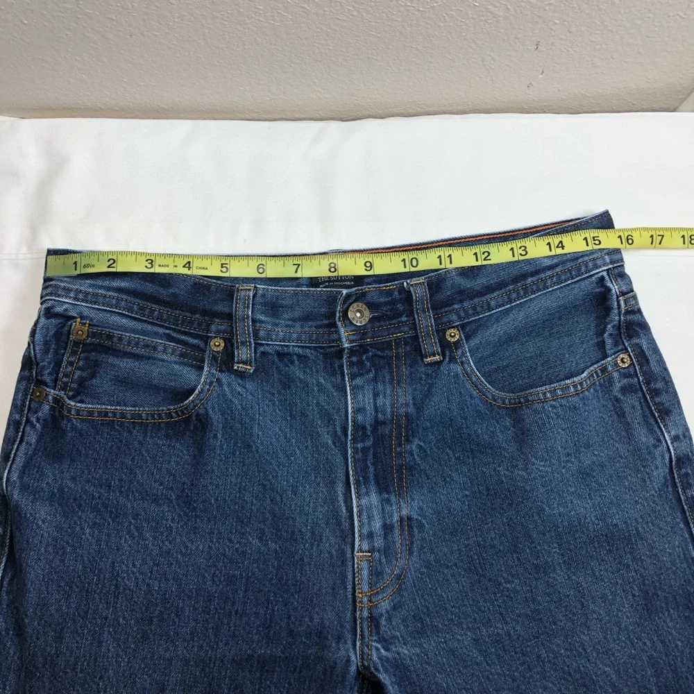 J.CREW The Sutton Cotton Medium Wash Straight Leg Men’s Jeans W30 L30
